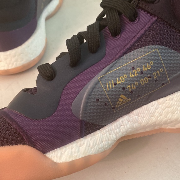 Adidas 49-42-46 Degrees black- purple shoes main image 6